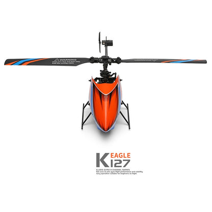 WLtoys K127 RC Helicopters 2.4Ghz 4CH 6-Aixs Gyroscope Single Blade Propellor Helicotper For Kids Gift RC Toys