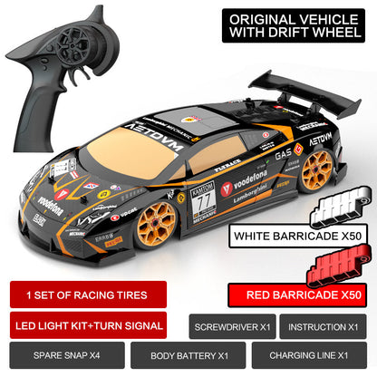 KAMTOM KM18193 RC Drift Car 1:18 4WD Full-Scale Professional Drift Model Car High Speed Racing Car With Light
