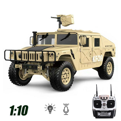 HG P408 4WD RC Car U.S Hummer 1/10 2.4G Military Vehicle Truck Toys Gifts