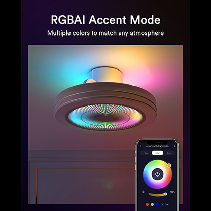 Lumary Smart RGBAI Ceiling Fan Light
