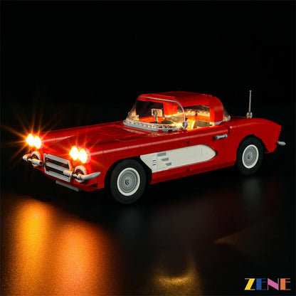 Kit de luces para LEGO Chevrolet Corvette 1961 n.° 10321 (versión 2)