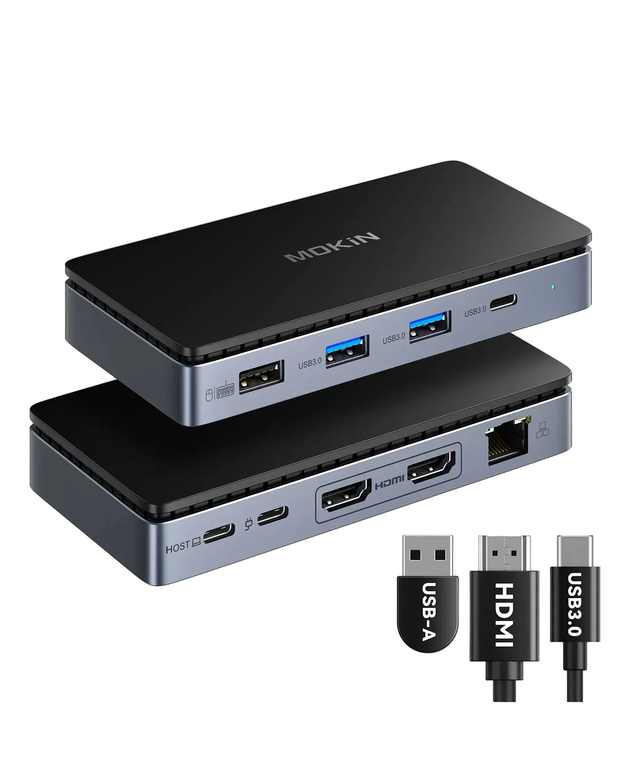 MOKiN 8 IN 1 Docking Station Dual 4k@60Hz HDMI