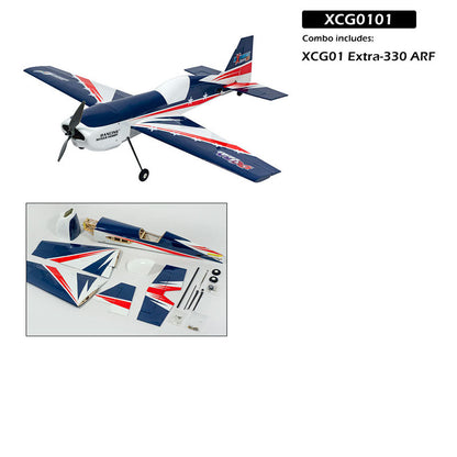 DWHobby Balsa wood Plane XCG01 Extra-330 ARF 1000mm Wingspan Electric balsa wood sports training Balsa Plane