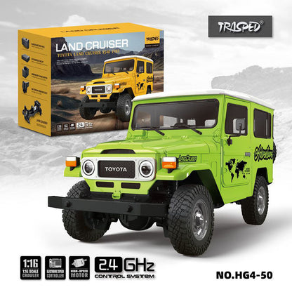 HG HG4-50 TRASPED TOYOTA Land Cruiser FJ40 1983 RC Car 1/16 4WD Rock Crawler LED Light Simulated Sound Off-Road Climbing Truck Full Proportional RC Toys