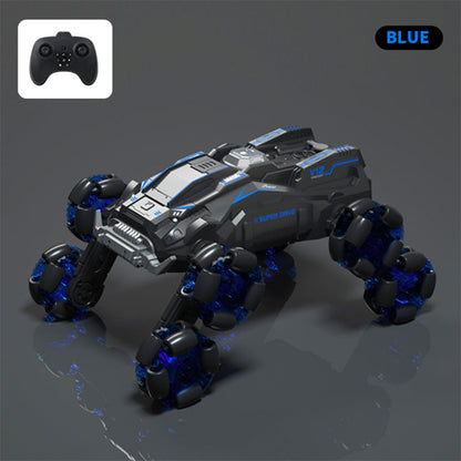 RC Car 8 Wheels 360° Rotation Stunt Gesture Sensing Watch Spray RC Vehicle with Light Music Led