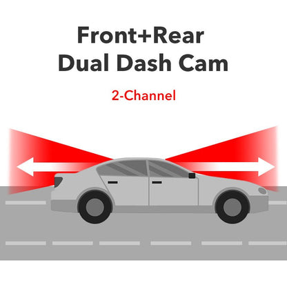 4K Front and Rear Dash Cam For Cars 5G WIFI Car Security Camera F7N Series