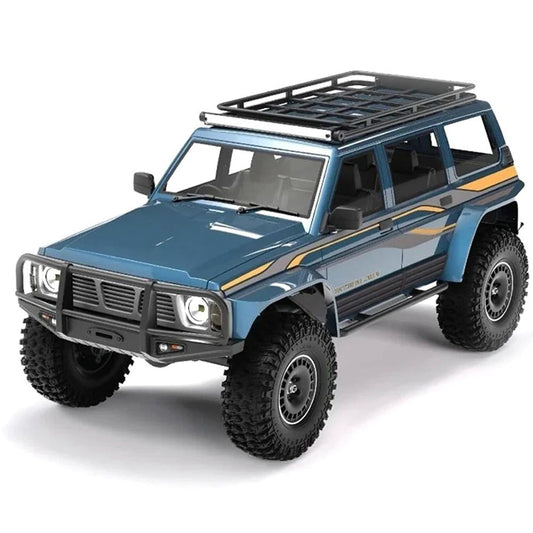 YIKONG YK4107 1/10 4WD RC Car Rock Crawler Two Speed Differential Lock LCG Chassis Tank Turn LED Lights Off-Road Climbing Truck