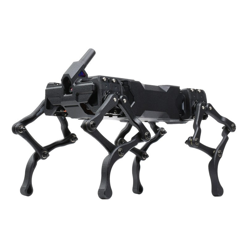 WAVEGO 12-DOF STEM Education Python Programming Robot Dog Raspberry Pi 4B Facial Recognition Color Tracking Motion Detection