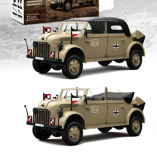 HG HG4-51 TRASPED STEYR COMMAND VEHICLE RC Car 1/18 4WD Off-Road Climbing Truck LED Light Simulated Sound Full Proportional RC Toys