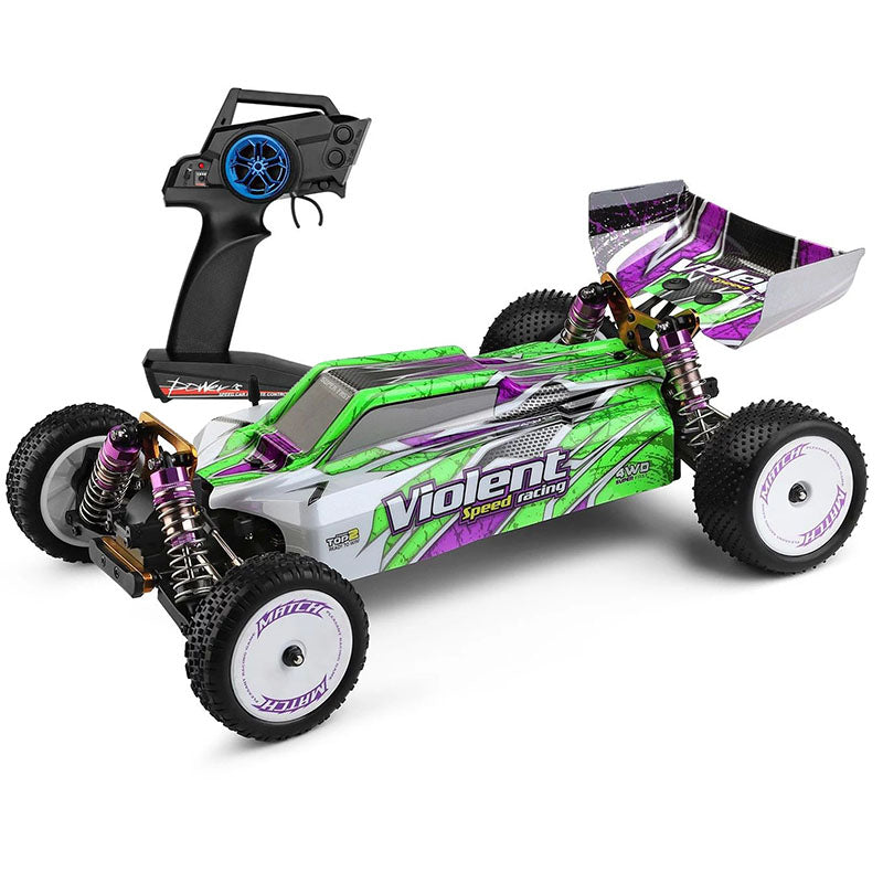 Wltoys 104002 RC Car Brushless Metal Chassis 4WD High Speed 60km/h Racing 1/10 2.4G Off-Road Drift Car