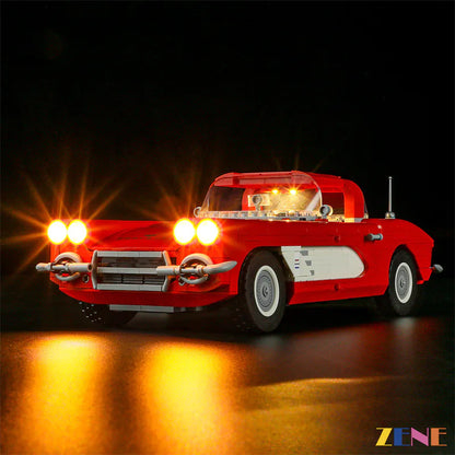 Kit de luces para LEGO Chevrolet Corvette 1961 n.° 10321 (versión 2)
