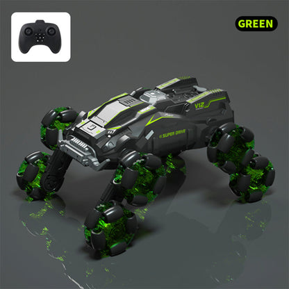 RC Car 8 Wheels 360° Rotation Stunt Gesture Sensing Watch Spray RC Vehicle with Light Music Led
