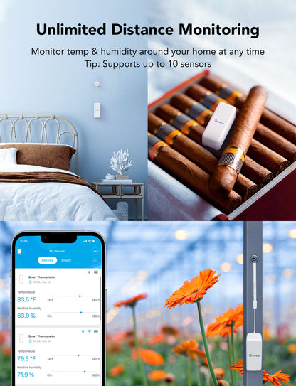 Govee Wi-Fi Digital Thermometer Hygrometer