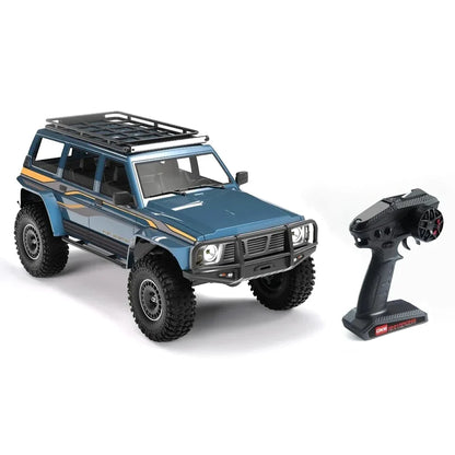 YIKONG YK4107 1/10 4WD RC Car Rock Crawler Two Speed Differential Lock LCG Chassis Tank Turn LED Lights Off-Road Climbing Truck