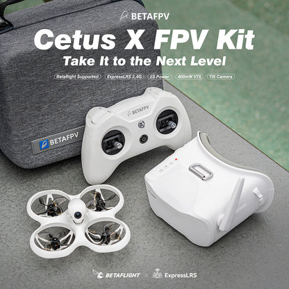 BETAFPV Cetus X FPV Kit Quadcopter Brushless FPV Drone ELRS 2.4G / Frsky FC Indoor Racing Quadcopter