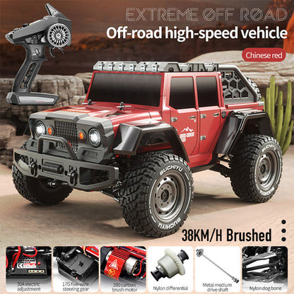 SCY 16104 Pro Jeep Retro Wrangler RC Car 1/16 70KM/H Brushless Off-Road Car 35A ESC 2847 Brushless Motor