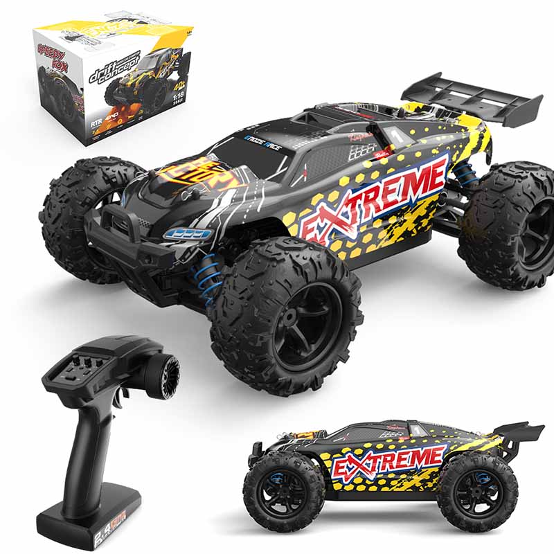 Coche RC todoterreno de alta velocidad a escala 1:18, escalada, 4x4, impermeable, derrape