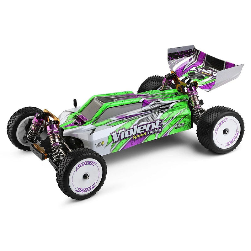 Wltoys 104002 RC Car Brushless Metal Chassis 4WD High Speed 60km/h Racing 1/10 2.4G Off-Road Drift Car