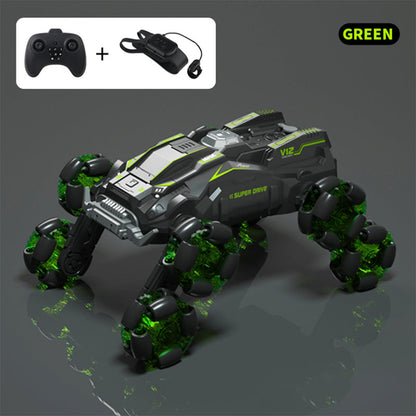 RC Car 8 Wheels 360° Rotation Stunt Gesture Sensing Watch Spray RC Vehicle with Light Music Led