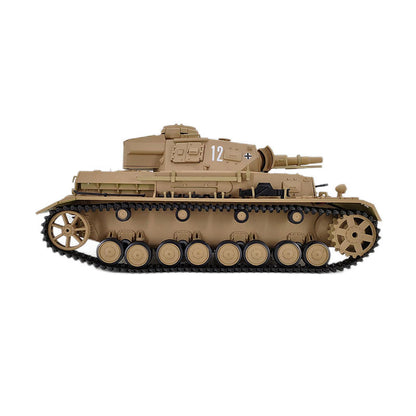 RC Tank Heng Long 3858-1 German IV F Type RTR Tank Upgrade Metal Version RC Tank toys
