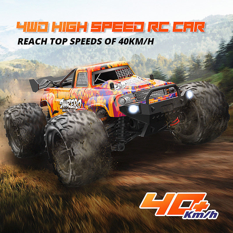 RC Car 4WD 1/16 High Speed Graffiti Version Off-Road Truck Big Foot Drift Car