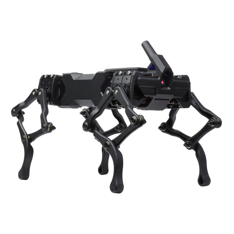 WAVEGO 12-DOF STEM Education Python Programming Robot Dog Raspberry Pi 4B Facial Recognition Color Tracking Motion Detection