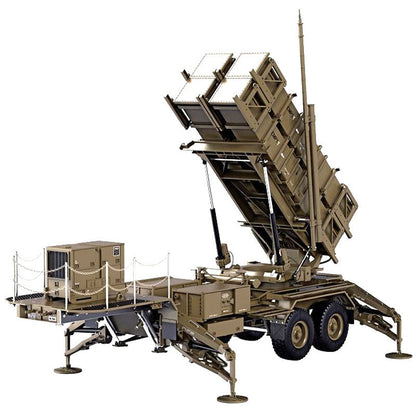 HG P804 P805 1/12 - Radar de chasis de aleación para coche, simulación de lanzamiento de misiles, accesorios para vehículos todoterreno militares de 2,4 G para camiones militares del ejército de EE. UU. 