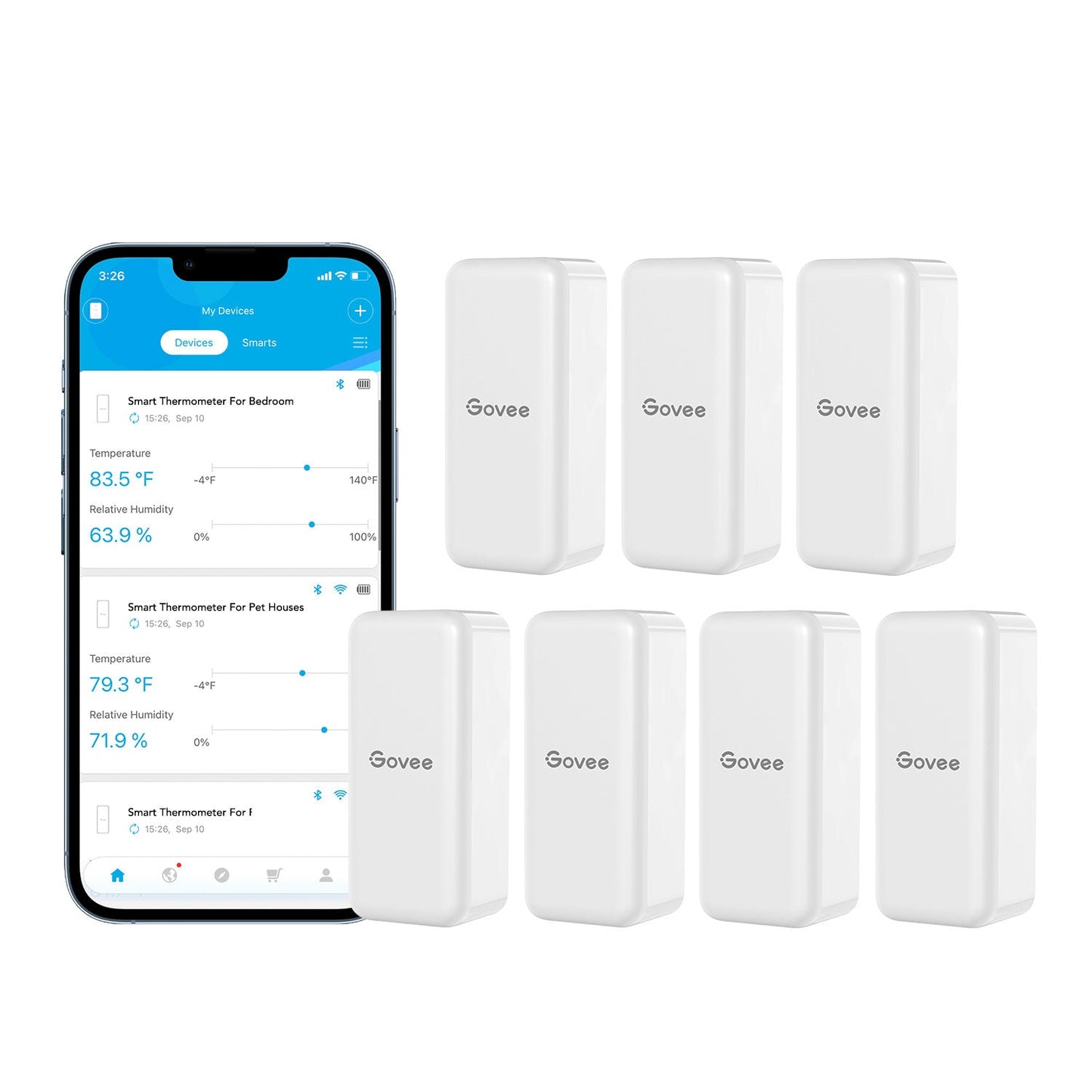 Govee H5100 Mini Hygrometer Thermometer Sensors