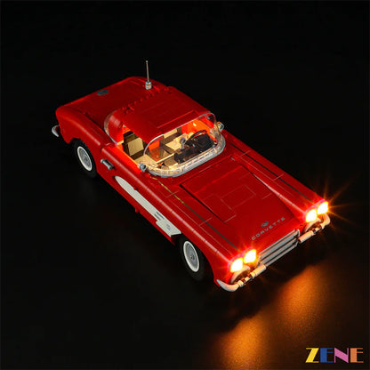 Kit de luces para LEGO Chevrolet Corvette 1961 n.° 10321 (versión 2)