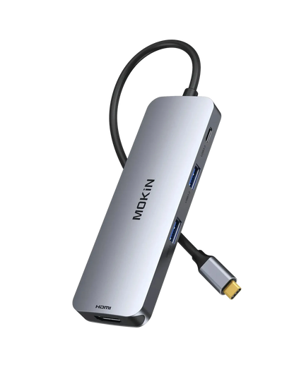 MOKiN 8 IN 1 Laptop Docking Station USB-C to Dual HDMI Adapter