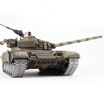 Heng Long 3939 T-72 RC Tank Russian Main Battle Off Road Tank Upgrade Metal Version Armor Tank Toys Gift