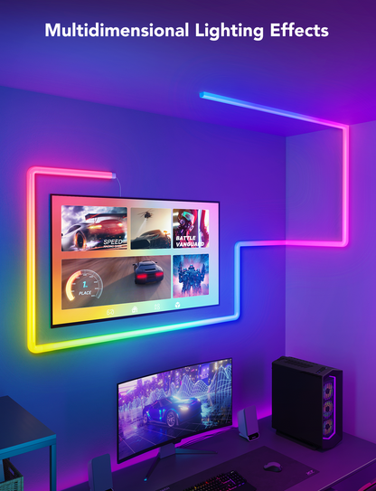 Refurbished Govee Glide RGBIC 3D Wall Light
