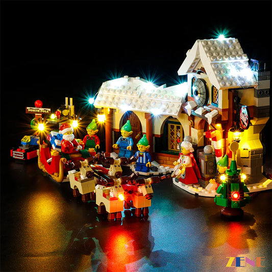 Kit de iluminación LEGO del taller de Papá Noel n.° 10245 