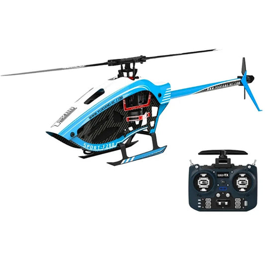 YXZNRC F280 RC Helicopter 6-Axis Gyro 3D6G Dual Brushless Direct Drive Motor Flybarless 2.4G 6CH Helicopter Toy