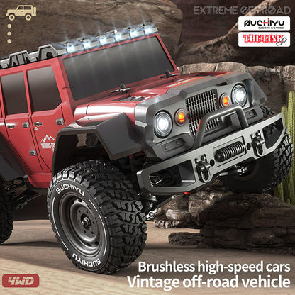 SCY 16104 Pro Jeep Retro Wrangler RC Car 1/16 70KM/H Brushless Off-Road Car 35A ESC 2847 Brushless Motor