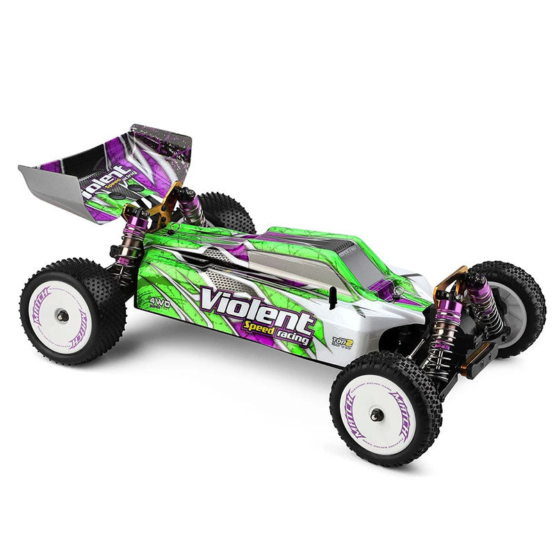 Wltoys 104002 RC Car Brushless Metal Chassis 4WD High Speed 60km/h Racing 1/10 2.4G Off-Road Drift Car
