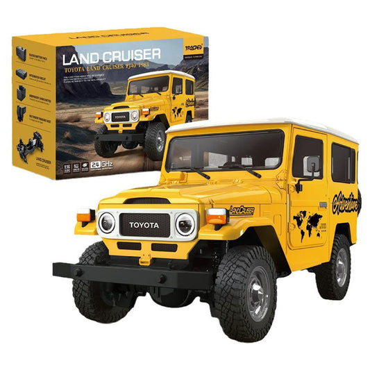 HG HG4-50 TRASPED TOYOTA Land Cruiser FJ40 1983 RC Car 1/16 4WD Rock Crawler LED Light Simulated Sound Off-Road Climbing Truck Full Proportional RC Toys