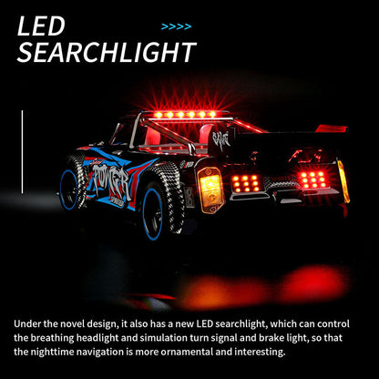Wltoys 104072 4WD RC Drift Car High Speed 60 KM/H 1/10 2.4G  Brushless RC Car Metal Chassis with LED Light