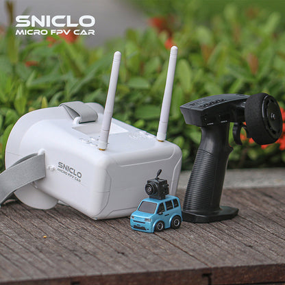 SNICLO SNT 2011 FPV MINI RC Car 1:100 Racing With Wireless VR Glasses Simulated Lighting Kids Toy Birthday Gift