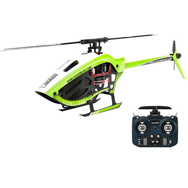 YXZNRC F280 RC Helicopter 6-Axis Gyro 3D6G Dual Brushless Direct Drive Motor Flybarless 2.4G 6CH Helicopter Toy