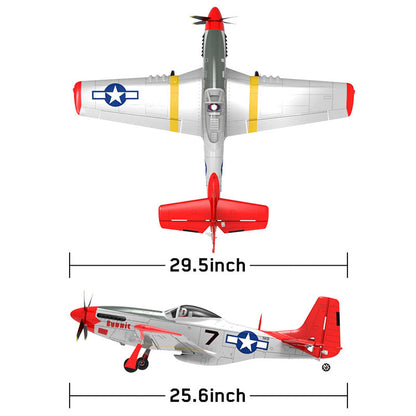 RC Airplane VolantexRC Mustang P51D 768-1 750mm Wingspan EPO Warbird  RTF Plane