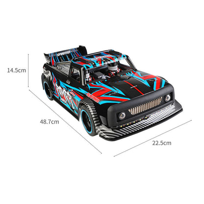 Wltoys 104072 4WD RC Drift Car High Speed 60 KM/H 1/10 2.4G  Brushless RC Car Metal Chassis with LED Light