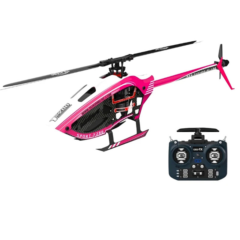 YXZNRC F280 RC Helicopter 6-Axis Gyro 3D6G Dual Brushless Direct Drive Motor Flybarless 2.4G 6CH Helicopter Toy