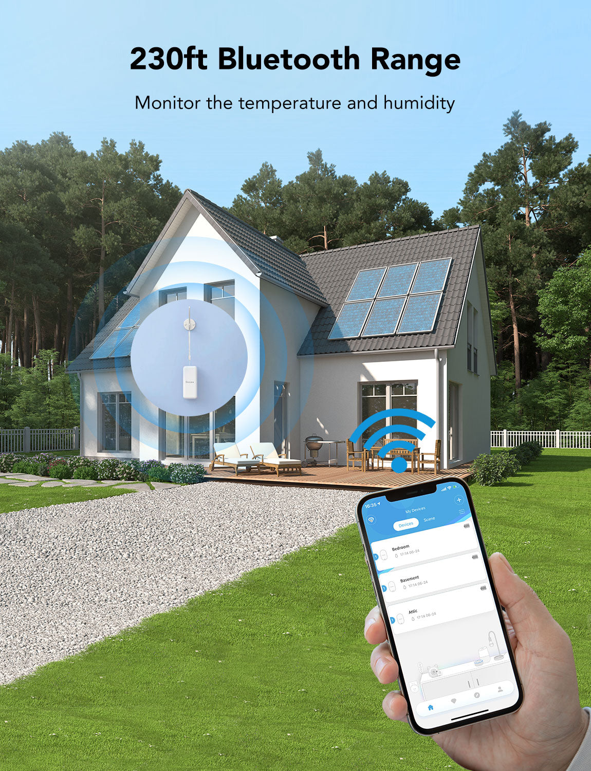 Govee Wi-Fi Digital Thermometer Hygrometer