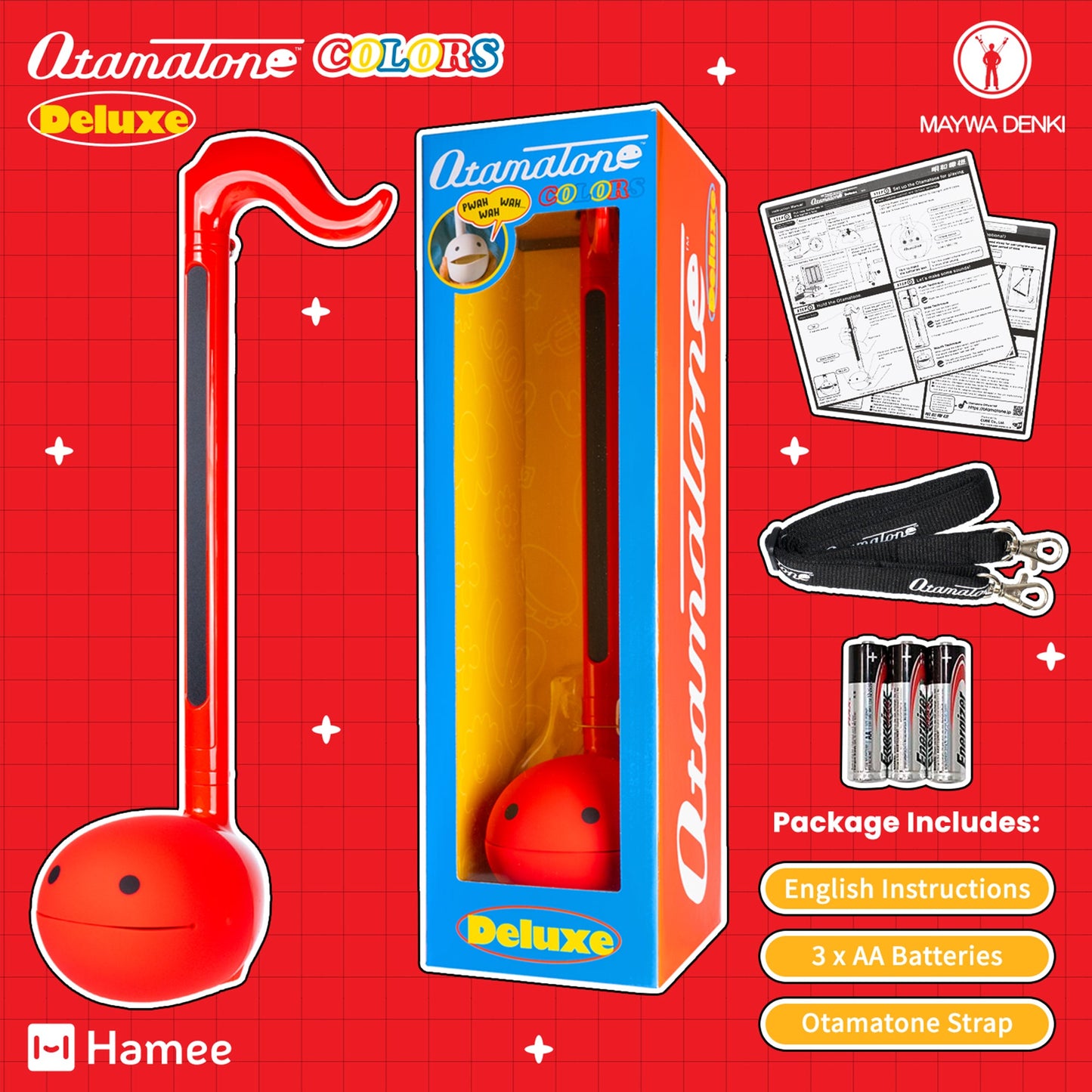Otamatone Deluxe (Red)