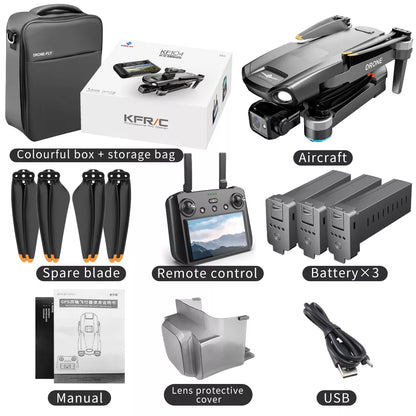KF104 MAX 3-Axis Gimbal 8K Drone EIS Camera Intelligent Obstacle Avoidance 5G GPS Quadcopter with Screen Remote control