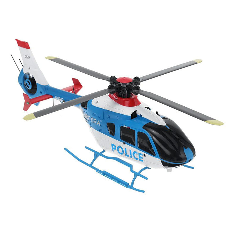 RCERA EC135 C123 RC Helicopter 4CH 6-Axis Gyro Direct drive dual brushless optical flow positioning Air pressure fixed altitude true ducted Helicopter