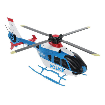 RCERA EC135 C123 RC Helicopter 4CH 6-Axis Gyro Direct drive dual brushless optical flow positioning Air pressure fixed altitude true ducted Helicopter
