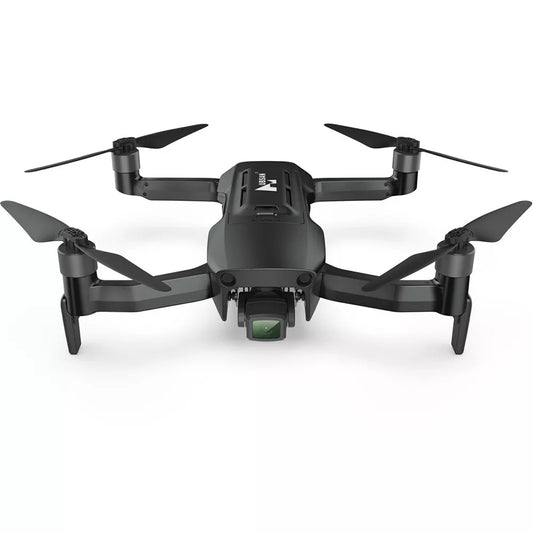 Hubsan BlackHawk 1 - Dron 4K con GPS, 9 km, FPV, cardán de 3 ejes, 37 minutos de vuelo, plegable