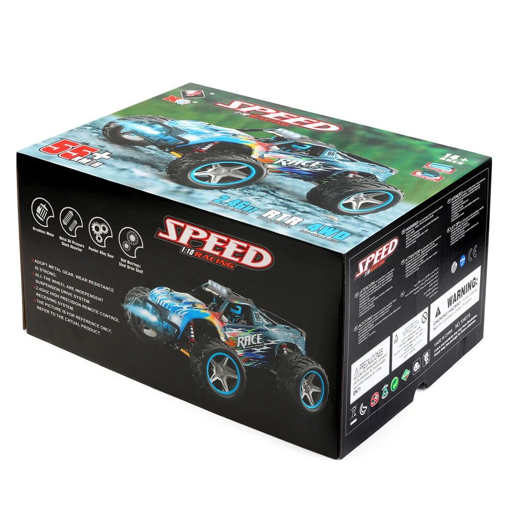 Wltoys 104019 4WD RC Car Brushless High Speed 55KM/H 1/10 2.4G Climbing Off-road Drift Vehicle RC Toys